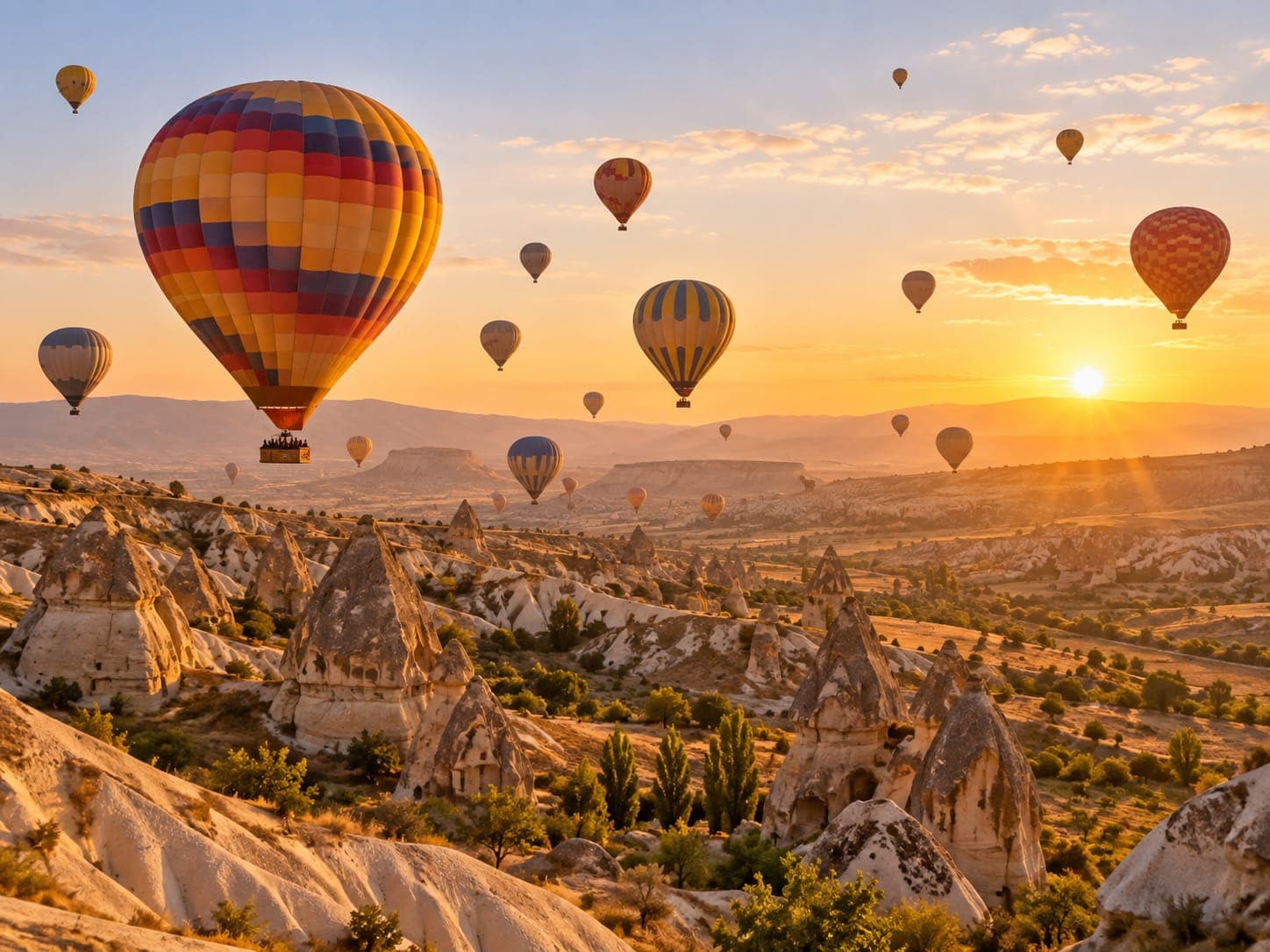 Hot air balloon tour